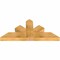Ekena Millwork Saratoga Rough Sawn Timber Gable Bracket, Western Red Cedar, 48"W x 22"H x 4"D x 6"F, 11/12 Pitch GBW048X22X0406SAR00RWR - alternate 3